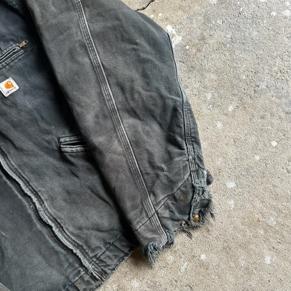 Carhartt faded black detroit work wear jacket - Picture 3 of 16